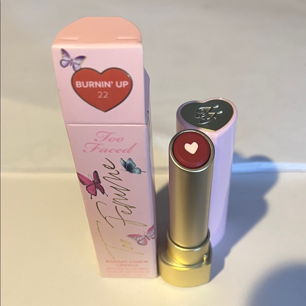 Too Faced lipstick Burnin’ up 22